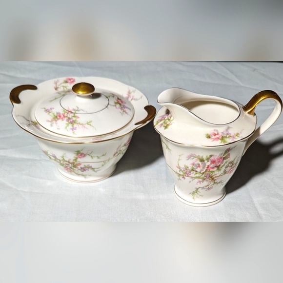 Haviland Dining Vintage Theodore Haviland Rosalinde China Cream And